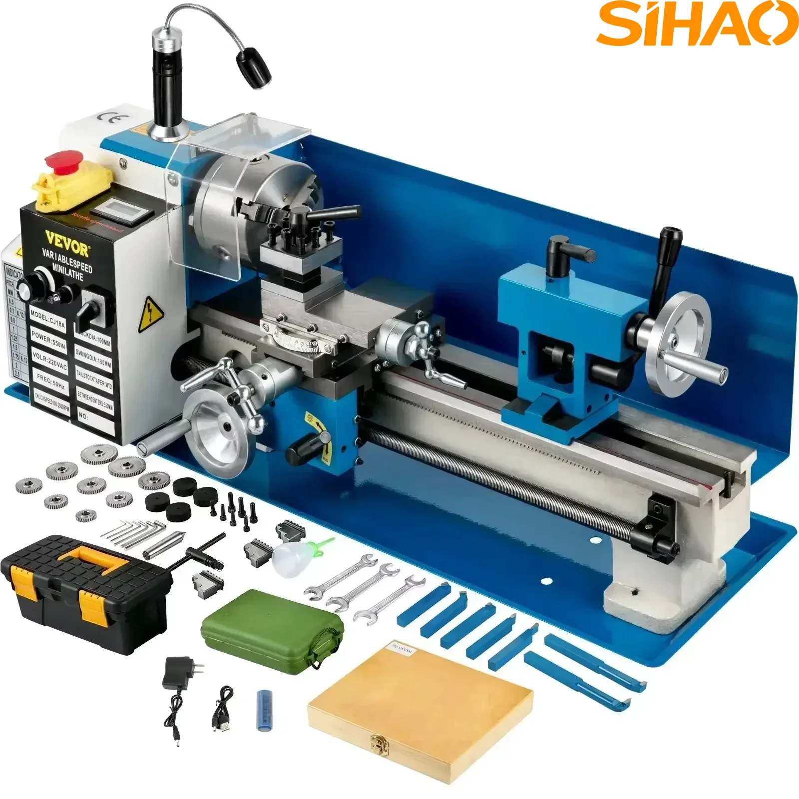 Mini Metal Lathe 7X14 - Tour à métaux miniature SIHAO 7x14
