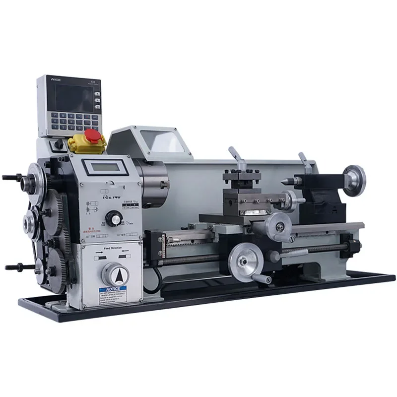 Cnc Wood Lathe Machine - Nouveau Tour électrique multifonctionnel CNC, micro-mètre,
