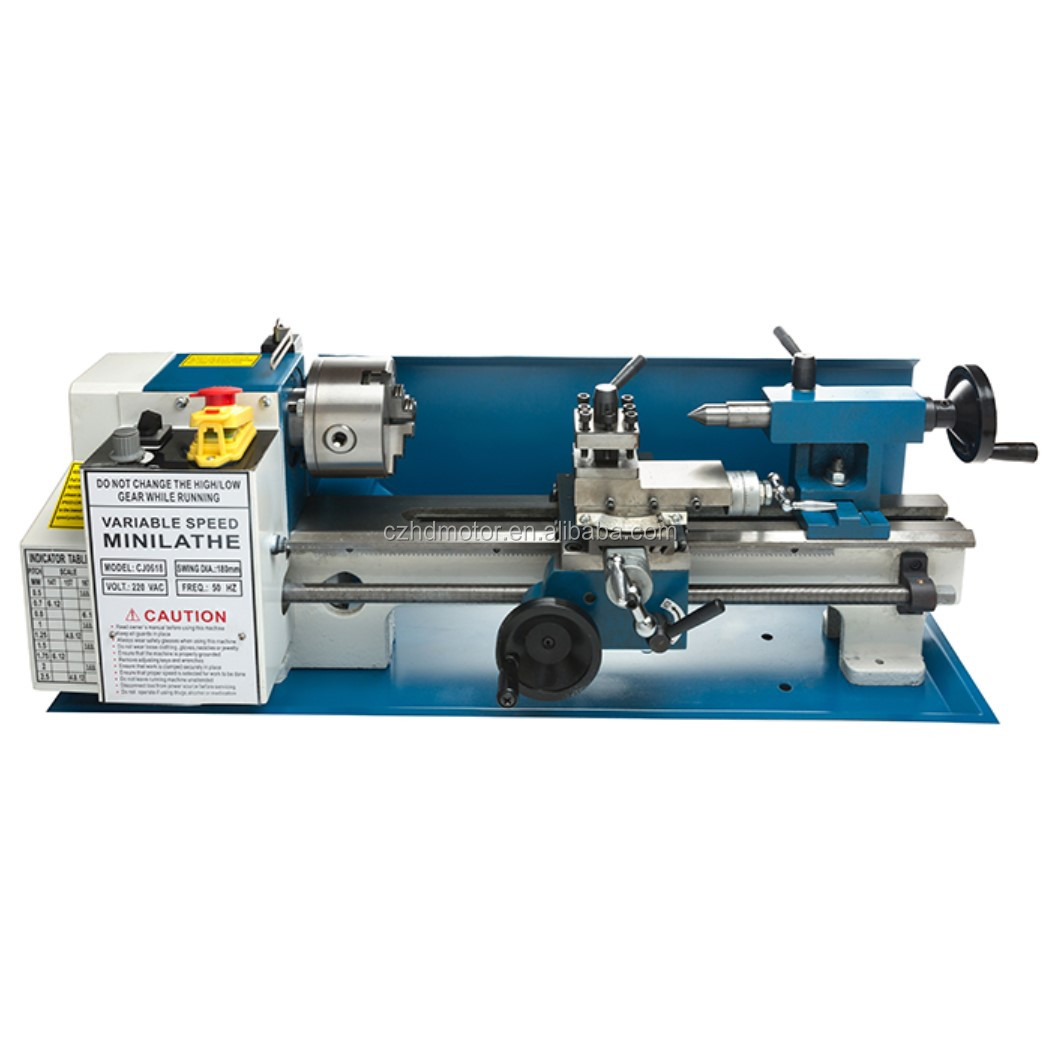 Bench Lathe 750W Metal - Tour à métaux 0618, moteur sans