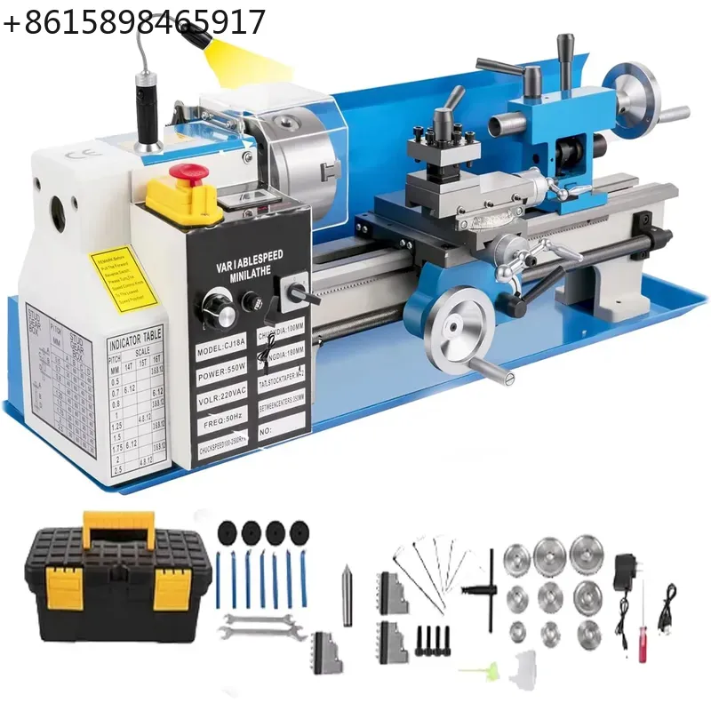 Mini Metal Lathe 7X14 - Tour à métaux de table mini