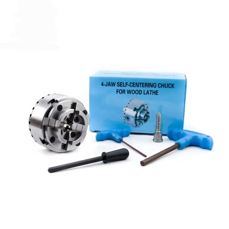 Wood Lathe Chuck 4 Jaw - Mandrin auto-centrant à 4 mors pour