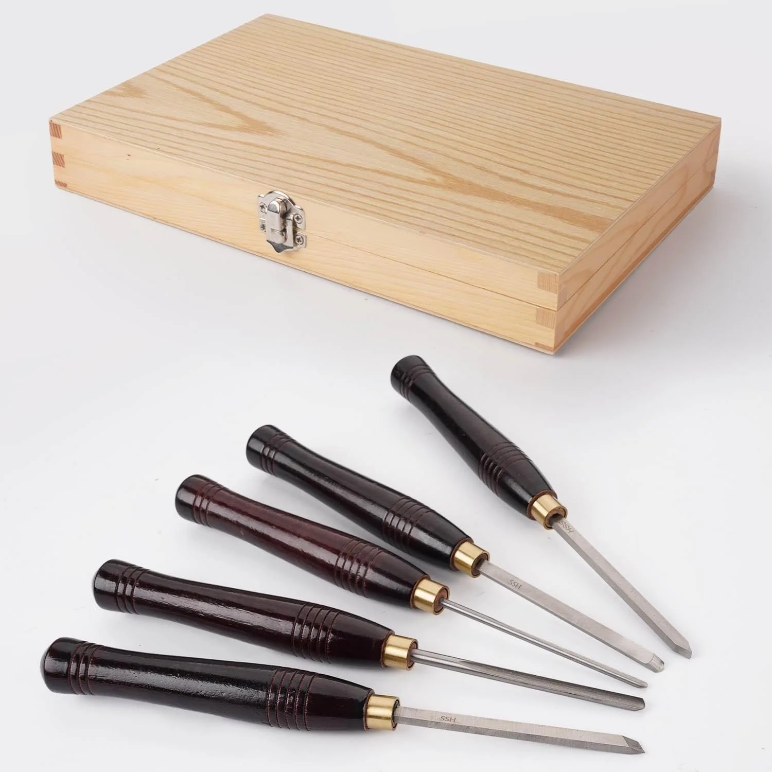 Kit de 5 outils de tournage su - Woodturning Tools Set Hss avis et prix