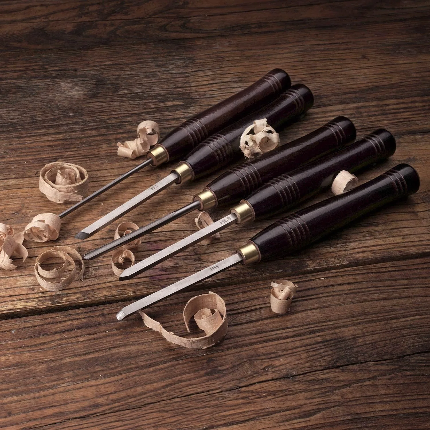 Kit de 5 outils de tournage su - Woodturning Tools Set Hss avis et prix