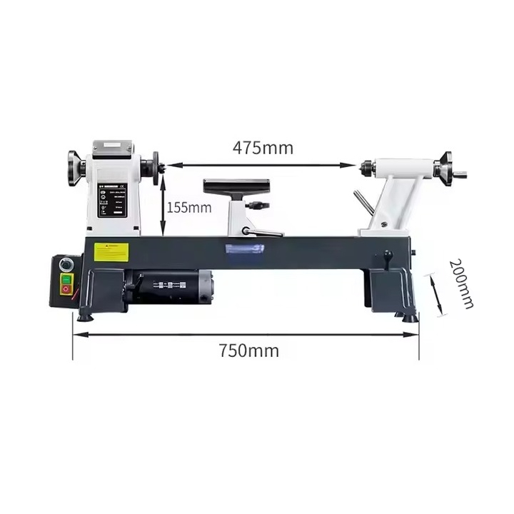Tour à bois miniature 550W à v - Woodworking Lathe Variable Speed 550W avis et prix