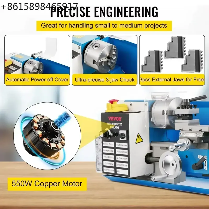 Mini tour à métaux SIHAO 7x14  - Mini Metal Lathe 7X14 avis et prix