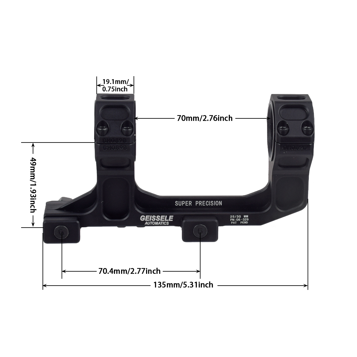 Support tactique GEISSELE 1.54 - Wood Lathe Bed Extension avis et prix