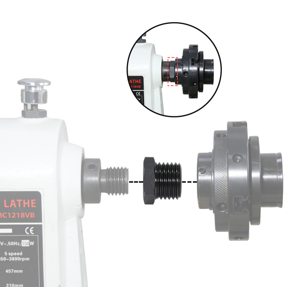 Bague d'adaptation pour mandri - Cnc Wood Lathe Machine avis et prix