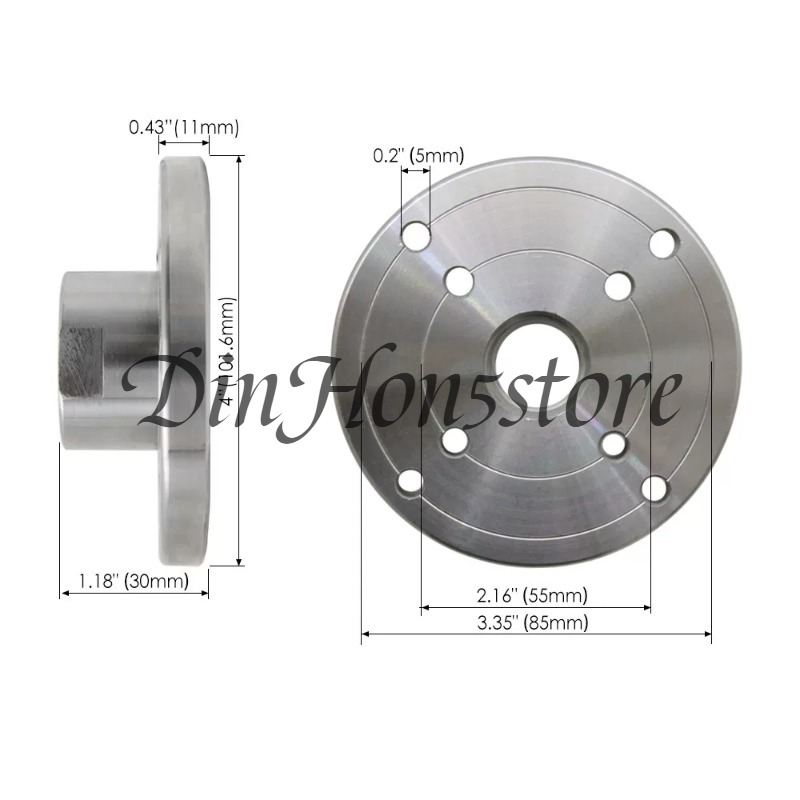 1 pièce de plaque de face pour - Wood Lathe Faceplate 6 Inch avis et prix