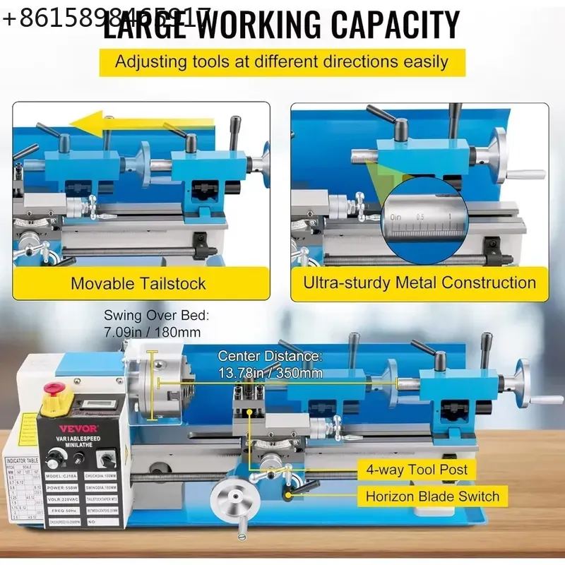 Tour à métaux de table amélior - Mini Metal Lathe 7X14 avis et prix