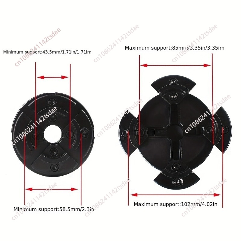 1 lot de 4 mandrins de tournag - Wood Lathe Chuck 4 Jaw avis et prix